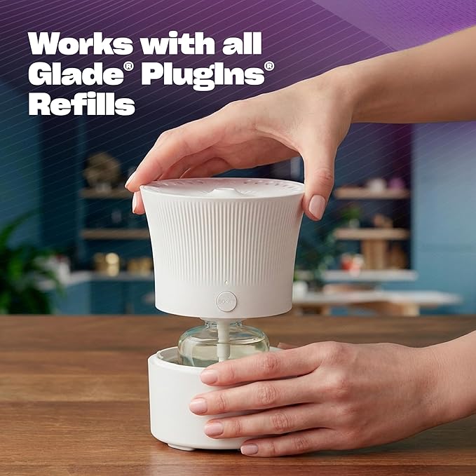 Glade Scent Flow PlugIns Air Freshener Clean Linen 1 Device + 4 Refills 2.61 fl oz