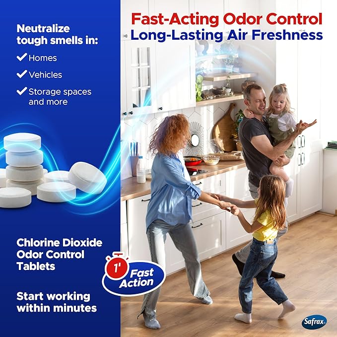 ODOR-CLO2 Chlorine Dioxide Odor Removal - Air Freshener &amp Deodorizer