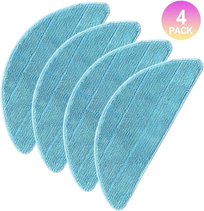 Mop Cloth Kit Replacement Compatible for ILIFE G9/G9PRO/V9/V9PRO Robot Mop Pad Vacuum Cleaner Parts Sweeper Accessories(10 Pack)
