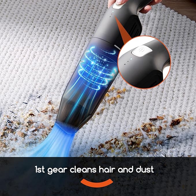 Cordless Stick/Handheld Vacuum Cleaner 10-17Kpa 2-Level Powerful SuctionFast Charging-Use Durable Latest Household Vacuum Cleaners for Cleaning FlooringCarpetsCar SeatSofas Hair and Dust