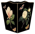 Marye-Kelley Magnolia &amp Peony Tin Wastepaper Basket