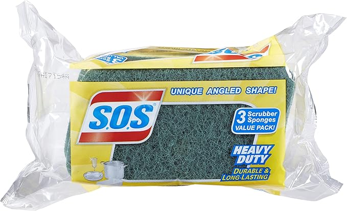Clorox COX91029CT S.O.S Scrub Sponge (Pack of 3)