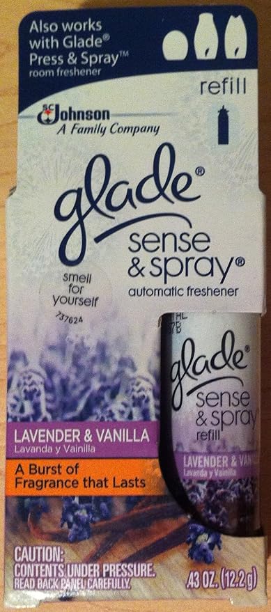 Glade Sense and Spray Refill Lavender and Vanilla 0.43-Ounce