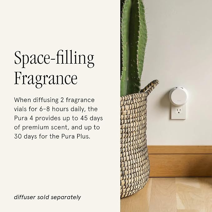 Pura &amp The Met Home Scent Refill - Smart Home Air Diffuser Fragrance - Provides Hours of Luxury Fragrance - Household Essential - Clean &amp Safe Diffuser - Single Refill Swiss Pine &amp Eucaly