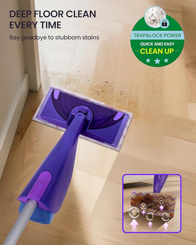 Wet Jet Refills 50 Count Microfiber Wet Jet Pads for Swiffer Mop Disposable Multi Surface Swifter Pads Refill Floor Cleaner for Mopping Heavy-Duty Absorbent and Stickiness