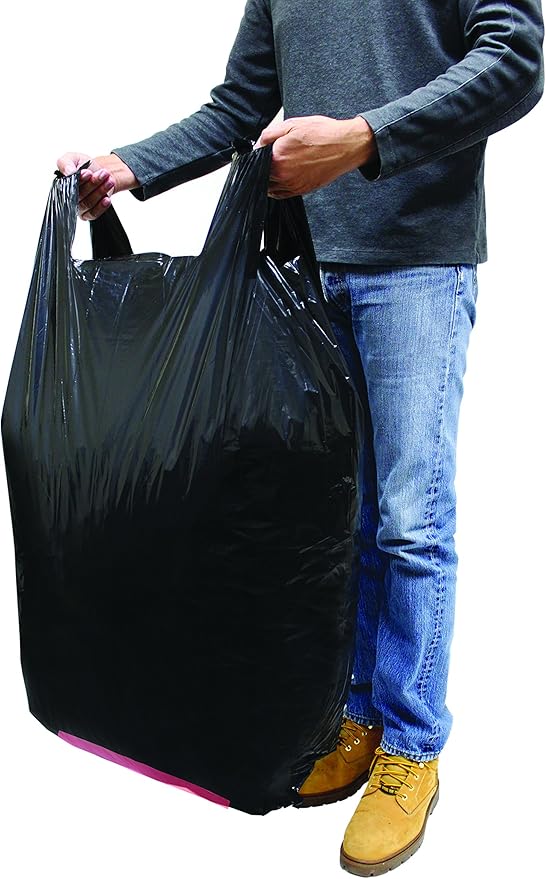 Hippo Sak 33 Gallon Extra Large Trash Bags with Handles 48 Count (24 per Box - 2 pack)