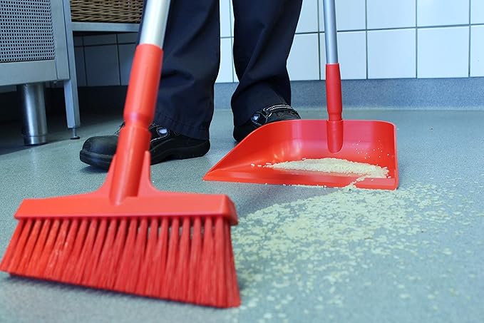 Vikan 56626 Upright Lobby Dustpan Yellow