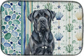 Caroline's Treasures Black Neapolitan Mastiff Coastal Sea Glass Dish Drying Mat Absorbent Dish Drying Mat Pad for Kitchen Counter Dish Drainer Mat for Countertop 14 x 21 Multicolor