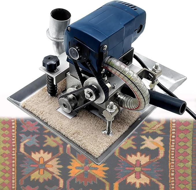 Electric Carpet Trimmer 500wPortable Flat Shearing Machine for Handmade RugsFlexible Movement3in Rotating BladeProfessional for Carpet and Rug Crafting