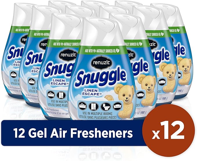 Renuzit Snuggle Linen Escape Adjustable Air Freshener 7oz Cone (Pack of 12)