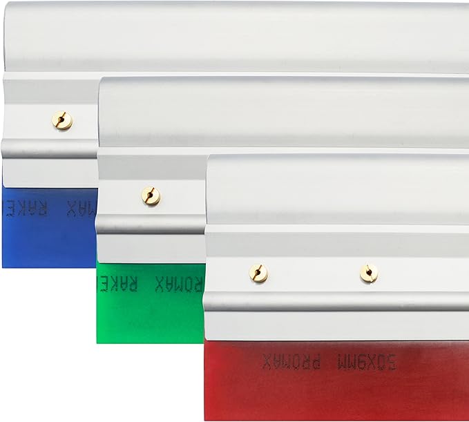 15 - Aluminum Squeegee Handle Set (Single Durometer) (Blue 80 Durometer)