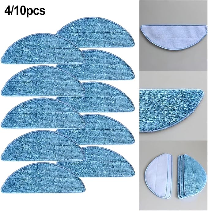 4/10pcs Mopping Pad forCompatible for Tesvor M2 Robot Vacuum Cleaner Spare Parts Household Cleaning Replacement Accessories(4 Pack)