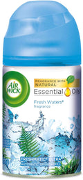 Air Wick Automatic Air Freshener Spray Refill Pack of 6 Fresh Waters Odor Neutralization Essential Oils