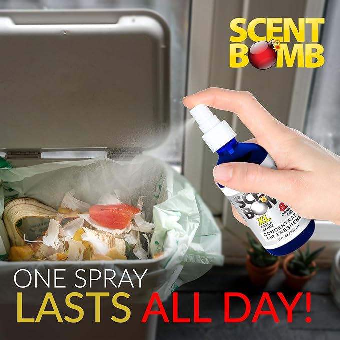 Scent Bomb Air Freshener Spray Long-Lasting Odor Eliminator for Home &amp Car Effective Deodorizer for Kitchen Bathroom Fresh Room Spray &amp Smell Neutralizer Gardenia Scent