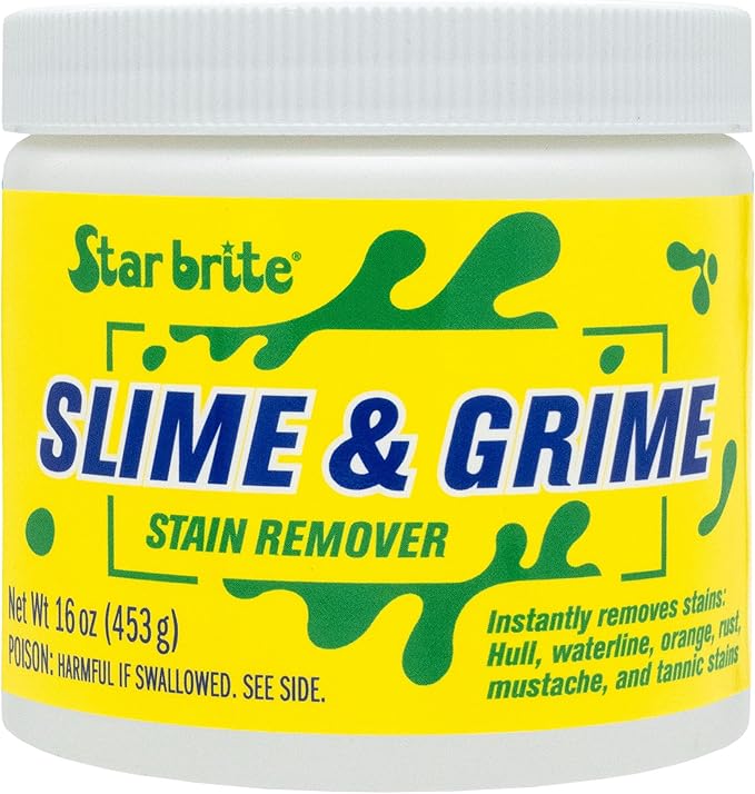STAR BRITE Stain Remover Concentrate – Makes 5 Gallons – Removes Tarnish Rust and Tough Stains on Fiberglass Metal Wood Cement Tile Decks and More