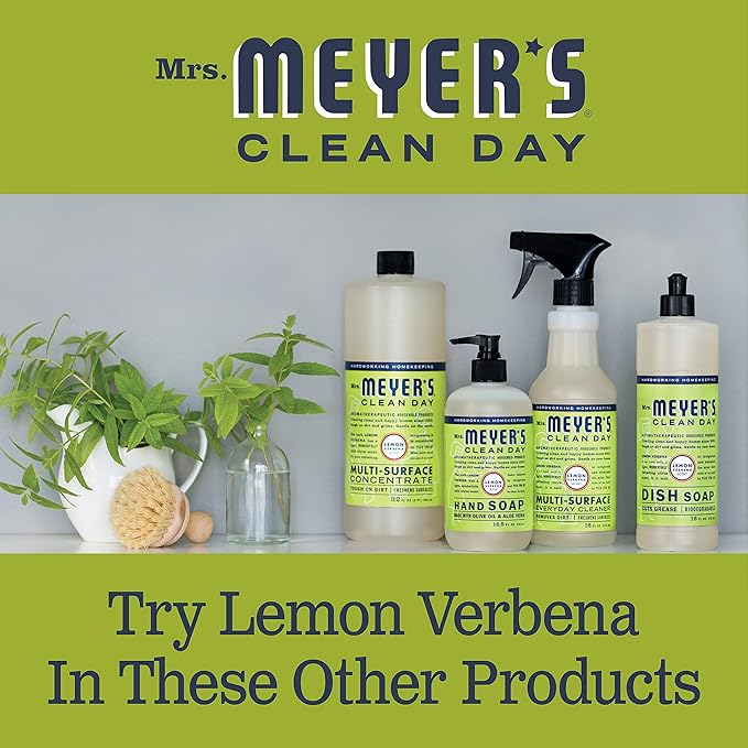 MRS. MEYER'S Clean Day Vinegar Gel Cleaner Lemon Verbena (12 Fl Oz Pack of 1)