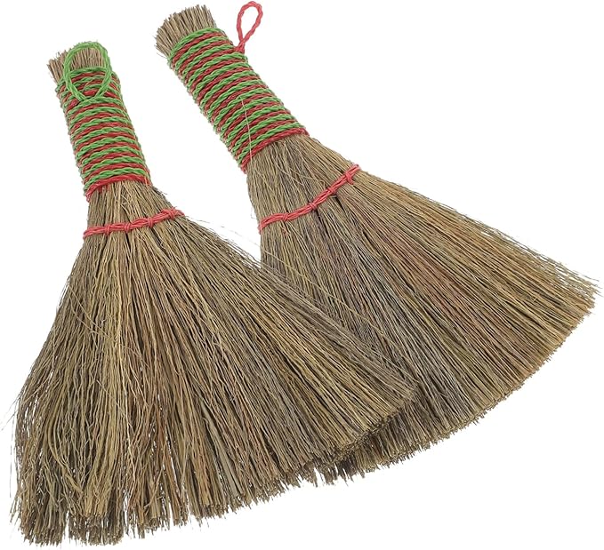 4sets Hand Duster Broom Small Broom Cleaning Brush Desk Sweeper 2pcs*4