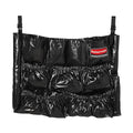 Rubbermaid Commercial Products Brute Caddy Bag Black Cleaning Tool and Supply Organizer for Brute Trash Cans