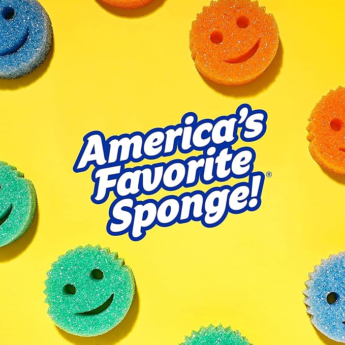 Scrub Daddy - The Original Scrub Daddy - Scratch-Free Multipurpose Dish Sponge - BPA Free &amp Made with Polymer Foam - Stain &amp Odor Resistant Kitchen Sponge (1 Ct)