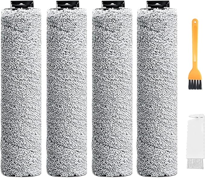 BeNtli Cordless Wet Dry Floor Washer Handheld Vacuum Accessories Spare PartRoller BrushHepa FilteCompatible for TINECO Floor One S3 /Compatible for IFloor 3 (Color : 6PCS)