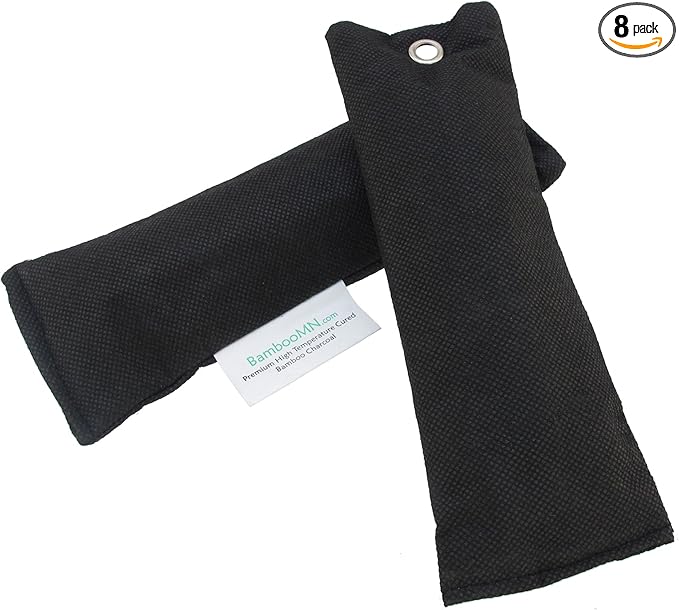 BambooMN Activated Bamboo Charcoal Air Purifier - 250g Black - 16 Units
