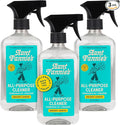 Aunt Fannie's All Purpose Household Cleaner Multi-surface Spray Powered by Vinegar for Kitchen Bath Windows and Countertops Lemon Scent (Pack of 3)