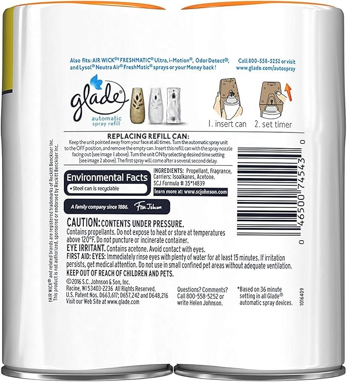 Automatic Spray Refill Value Pack (Pack of 2)