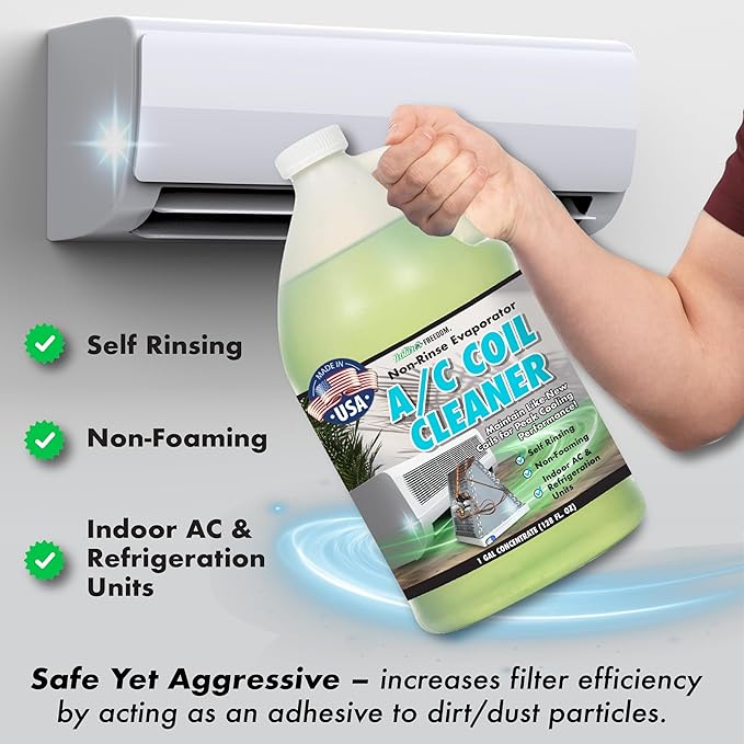 Nature's Freedom Indoor AC Coil Cleaner with Pump Sprayer - 1 Gallon