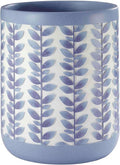 Avanti Linens - Wastebasket Resin Accessories Guest Bathroom Essentials (Monterey Collection Blue)