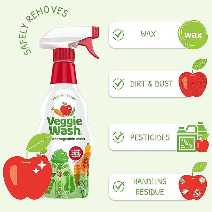 Generic Veggie Wash Wash Fruit &amp Vegetable 16oz Pack of 12