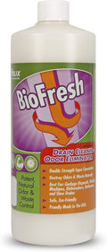 Enzyme Drain Cleaner &amp Deodorizer for Sink Drain Showers Septic Systems Bathroom &amp Kitchen - Smell Remover for Fruit Fly Garbage Disposals Dishwasher &amp Washing Machines - (32oz)