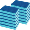 LOLA Natural Cellulose Scrub Sponges 12 Pack All Purpose Scrubber Sponge Made of Cellulose Sustainable Dishwasher Safe Non-Stick