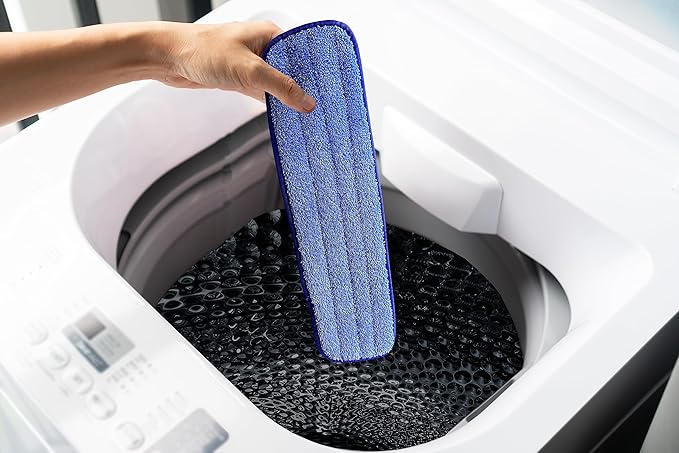 Premium Microfiber Mop Kit with 72 Telescopic Aluminum Handle - includes 10 Wet/Dry Microfiber Pad and 12 Dust Mop Pad with Fringe for Detailed Cleaning of Floors Walls and Small Spaces