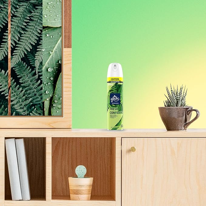 Glade Air Freshener Room Spray Fresh Confidence 8.3 oz 6 Count