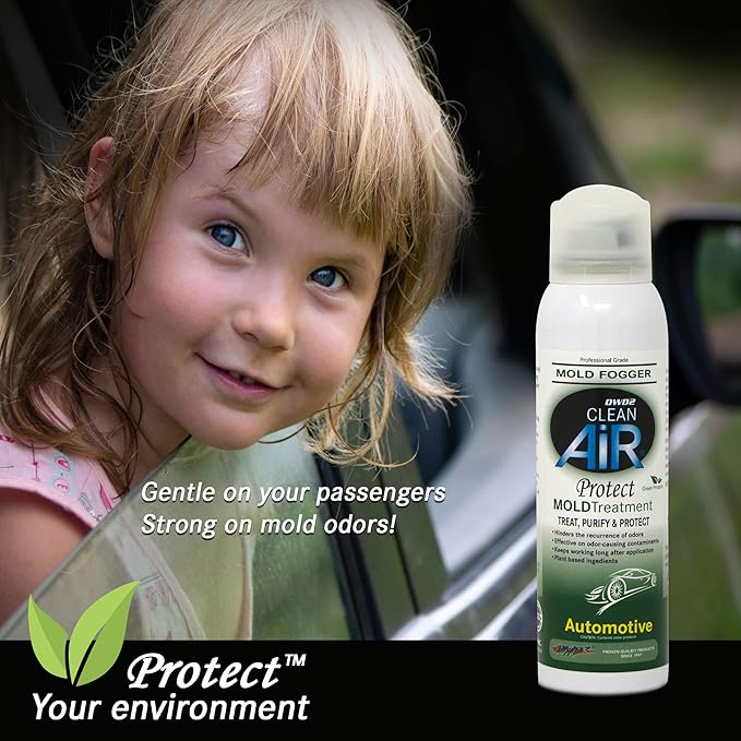 Protect™ Automotive Mold-Odor Treatment - Revitalize Your Car's Interior The Green Automotive Mold-Odor Treatment Solution. Say Goodbye to Unpleasant Odors (Spray &amp Fogger)