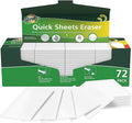 SCRUBIT Eraser Sheets – 72 Pack Disposable Magic Cleaning sponges - All Purpose Household Cleaner Pads for Kitchen Couch and Bathroom