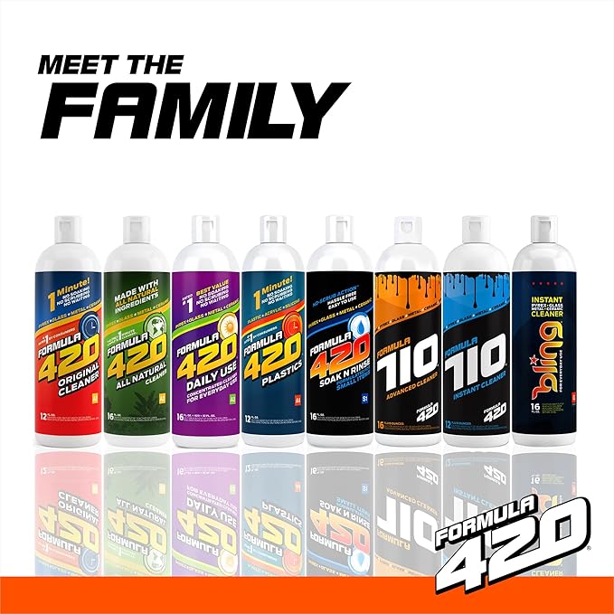 3 Pack - Formula 420 Daily Use Concentrated 16oz. Makes 32oz. Glass Pyrex Metal and Ceramic Cleaner