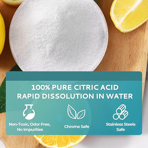 EUHOMY Ice Maker Cleaner &amp Descaler | 24 Use &amp Individually Packed | Ice Machine Cleaner with Organic Citric Acid Descaling Powder Ideal for All Brands