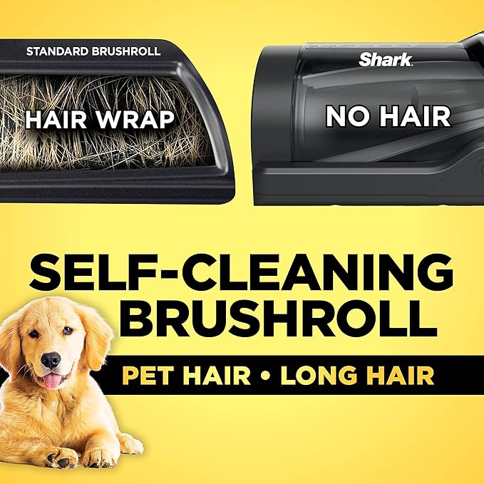 Shark HZ702 Ultralight PetPro Corded Stick Vacuum with PowerFins HairPro Odor Neutralizer Technology Wine Purple