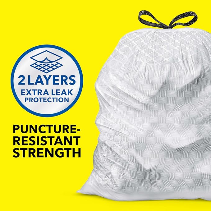 Glad ForceFlex Tall Kitchen Trash Bags13 GallonGain Original(Package May Vary)140 Count (Pack of 2)
