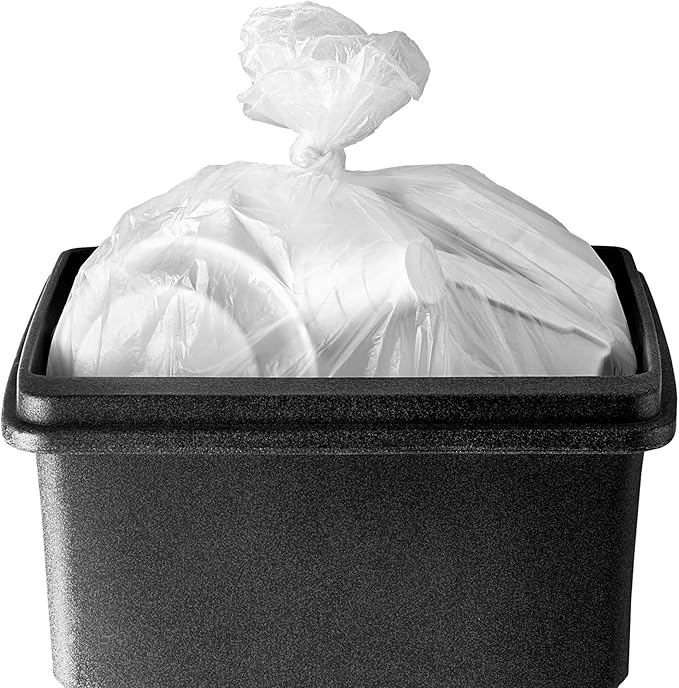 50-Gallon Heavy-Duty Commercial Trash Bags – 220-Count Extra-Large Garbage Can Liners Tear-Resistant &amp Leak-Resistant for Home Garage Yard Commercial &amp Industrial Use