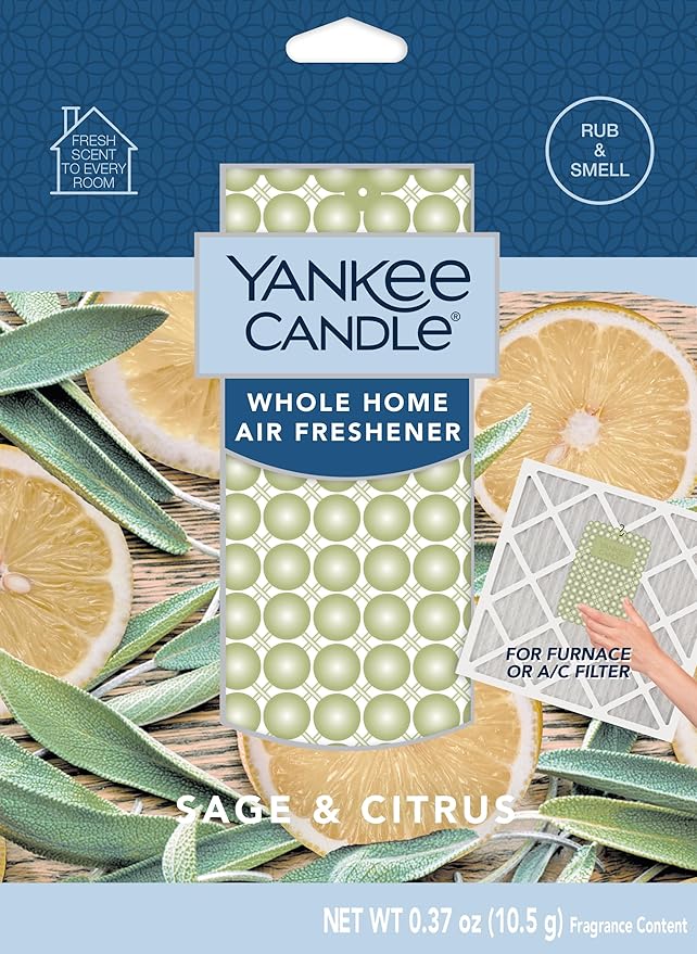 Yankee Candle Whole Home Air Freshener Variety Pack (Sage Citrus Lilac Blossoms Dried Lavender &amp Oak &amp Sicilian Lemon) (1ea / Pack of 4)