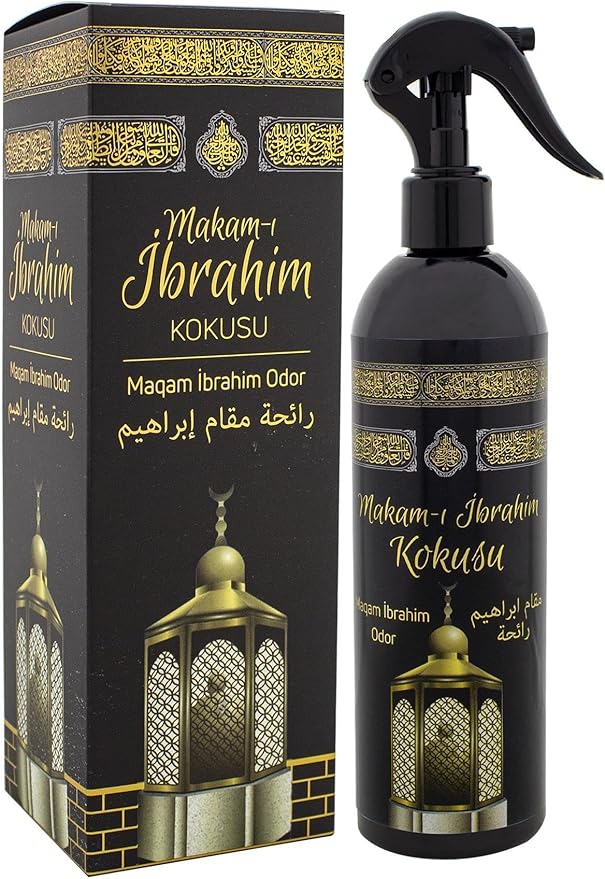 Room Spray Set Kabe Cover Medina Rawda Hajar Aswad and Makam Ibrahim Scents 400ml Air Freshener - One Size