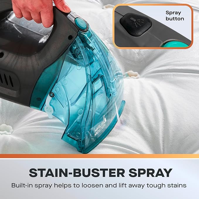 Hausmeister Hydroflex Portable Carpet Cleaner Machine Upholstery Cleaner Machine for Couch Car Seats &amp Pet Stains 500W Powerful Handheld Deep Cleaner with 3 Brush Heads