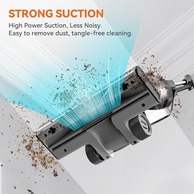 Vazone R6X Corded Stick Vacuum Cleaners for Home 20Kpa Powerful Suction Stick Vacuum with 16Ft Cord 2 in 1 Lightweight Handheld Vacuum Cleaner for Hardwood Floor Pet Hair