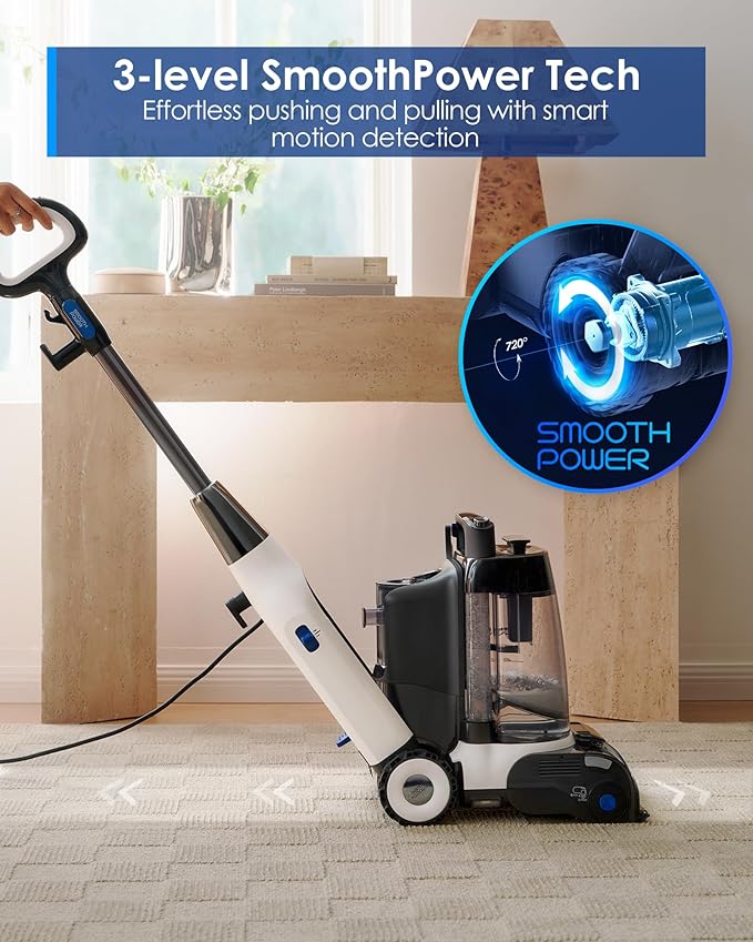Tineco Floor ONE S5 Smart Cordless Wet Dry Vacuum Cleaner and Mop for Hard Floors &amp Carpet ONE Cruiser Smart Carpet Cleaner Self-Cleaning and FlashDry Deep Cleaning