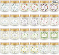 Scented Candle Set 24 PackWhite Candle for Home Scented Odor Eliminating Stress Relief Long Lasting Soy Wax Gift Set