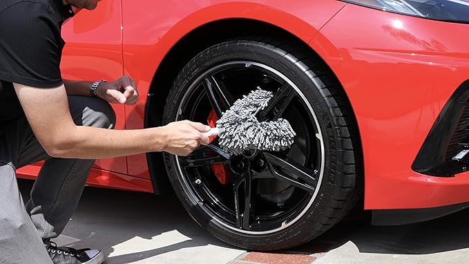 California Car Duster Microfiber Wheel Duster Soft Microfiber Loop Mop Removes Light Daily Brake Dust 96630