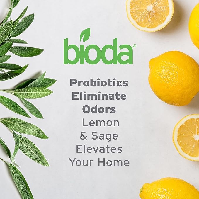 Bioda Multi-Purpose Probiotic Enzyme Cleaner and Deodorizer | Professional Strength | Trash Can Deodorizer Pet Stains and Odors Drains Floors Bathrooms Toilets | Made in USA | 1 Gallon