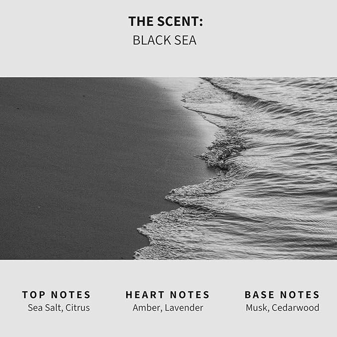 Lapew Black Sea Scented Mop Soap - Luxury Floor Cleaner Concentrate for Mopping Tile Laminate Vinyl &amp Hardwood | Streak-Free Low-Foam | 36 oz